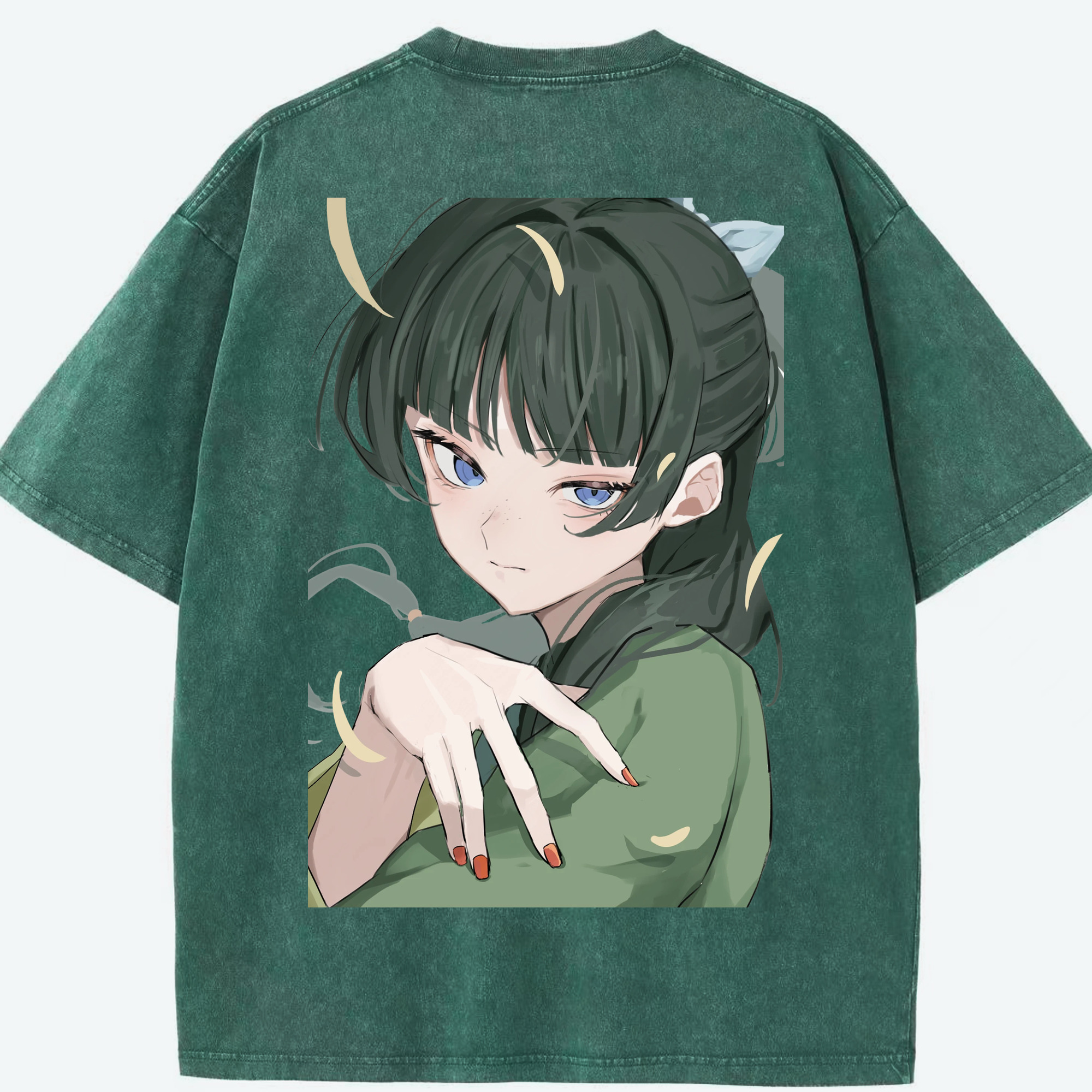 （画像用） 薬屋のひとりごと The Apothecary Diaries 綿100% ヴィンテージ風 半袖Tシャツ（背面プリント）